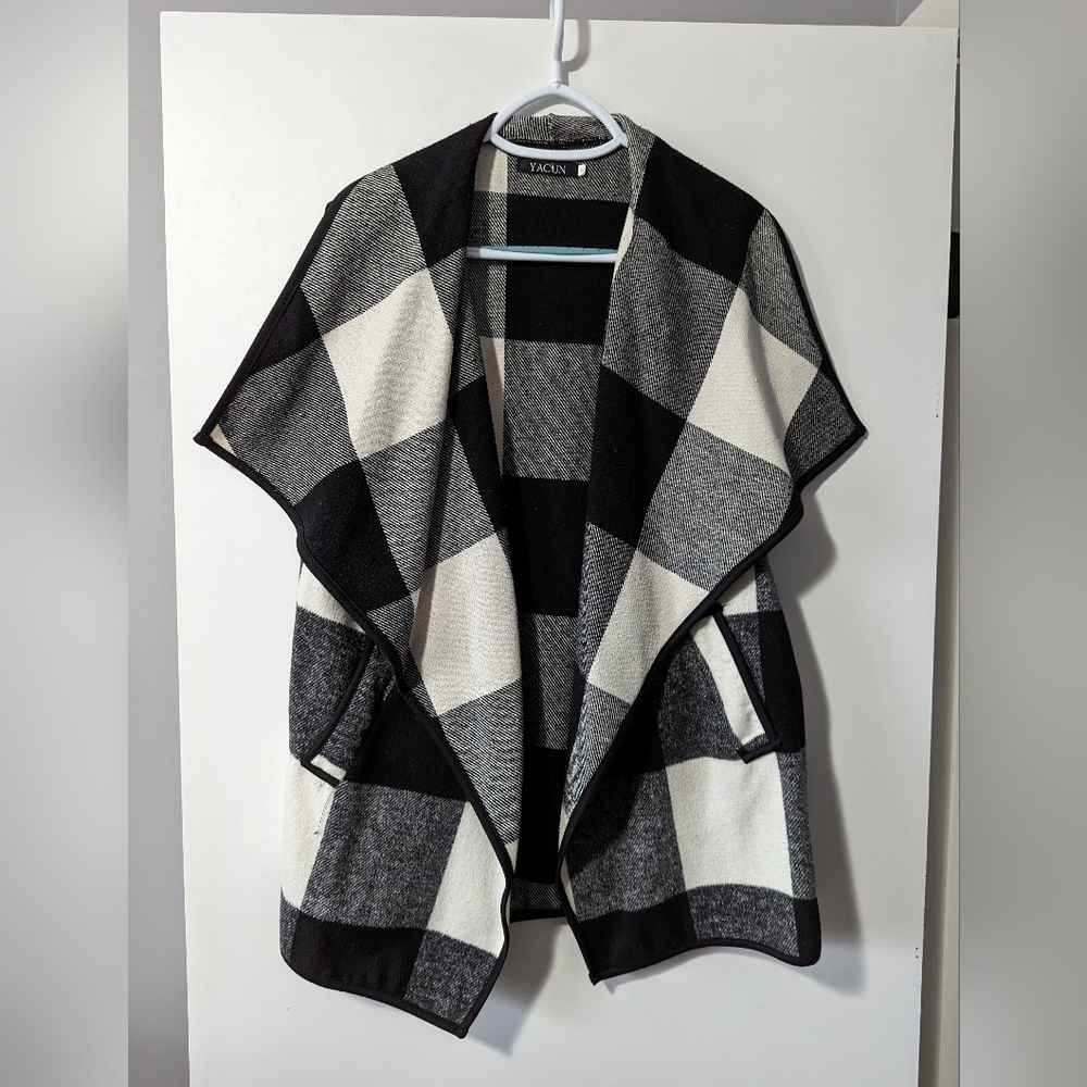 Checkered vest